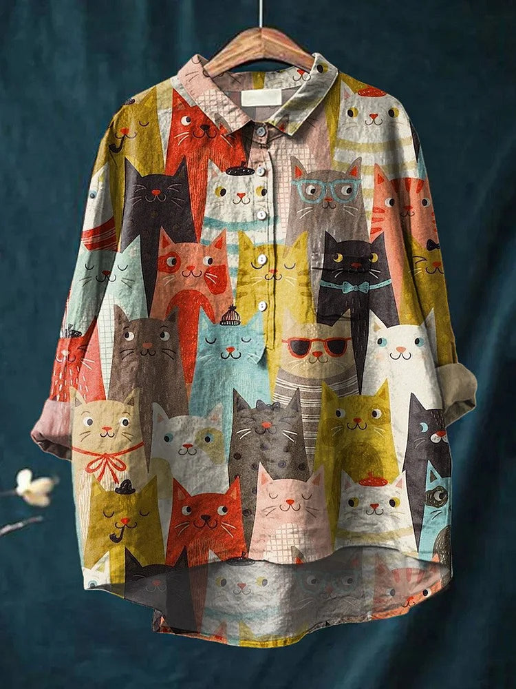 小春|猫のアートシャツ