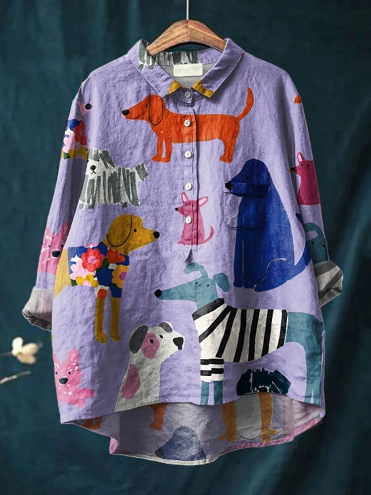 エミ|ドッグアートシャツ