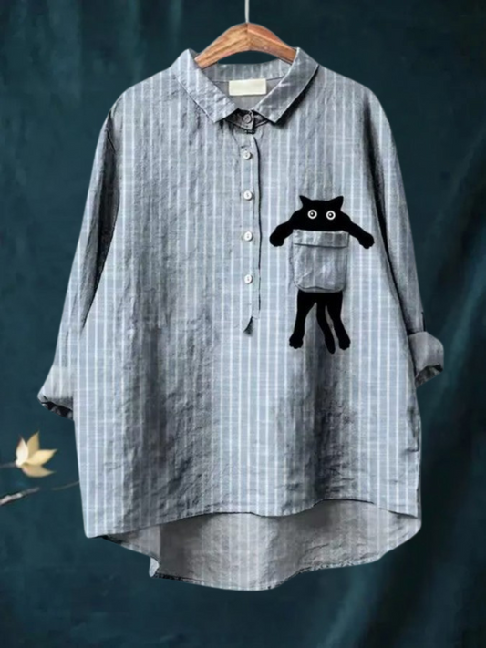 ナツミ | キャットプリントブラウス