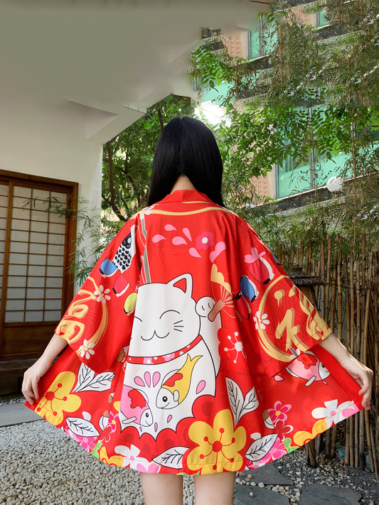 あけみ｜赤いチャームの着物