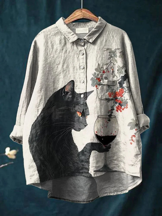 ちび｜猫アートシャツ